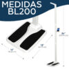 Báscula médica con estadímetro electrónico de alta precisión - Imagen 4