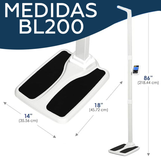 Báscula médica con estadímetro electrónico de alta precisión - Imagen 4