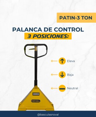 Patín Hidráulico 3 toneladas